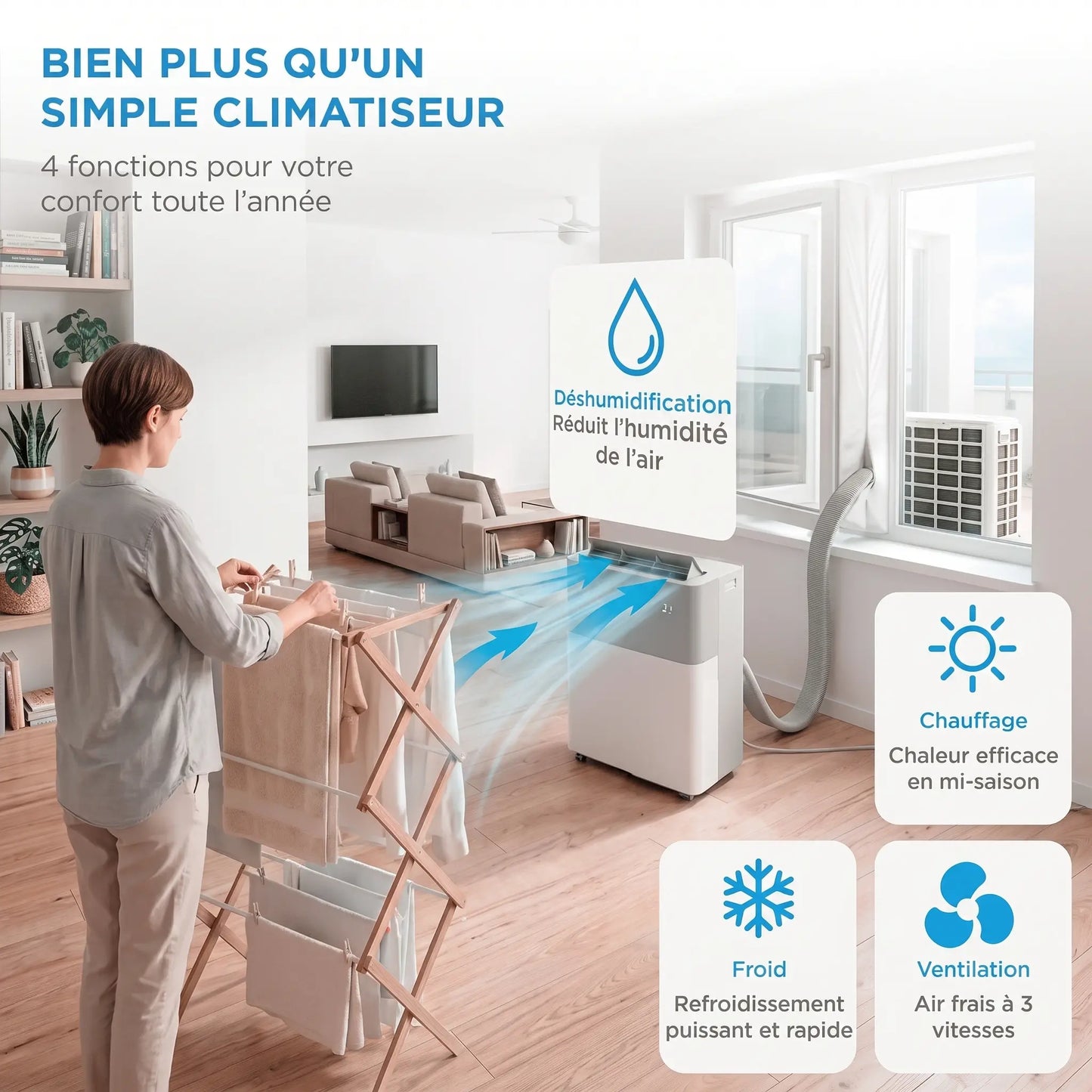 Climatiseur PortaSplit 4 en 1